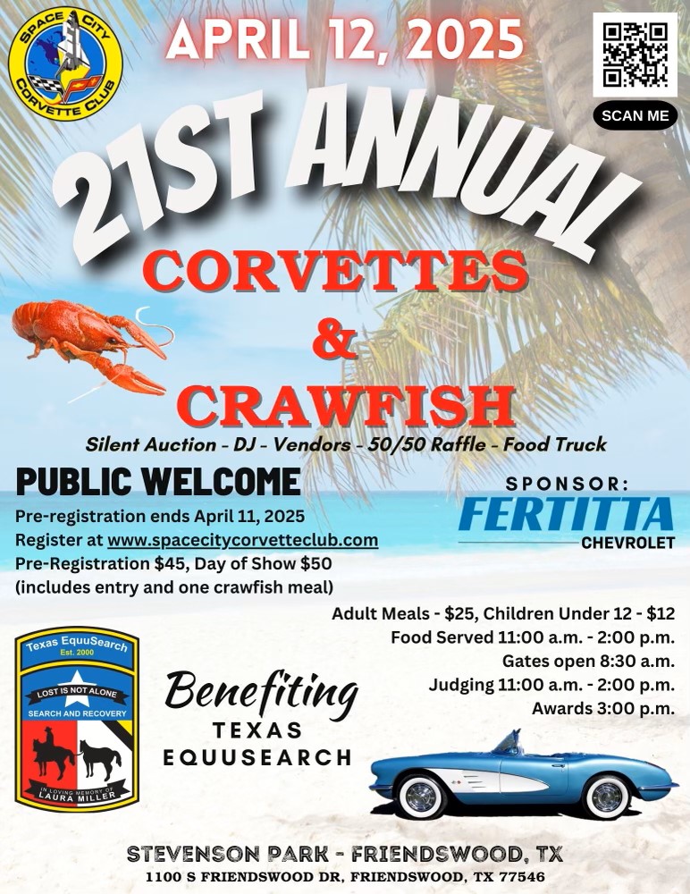 2025 Corvettes & Crawfish