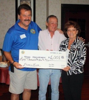 Presentation of Proceeds from 2011 Fall Car Show and Slideshow