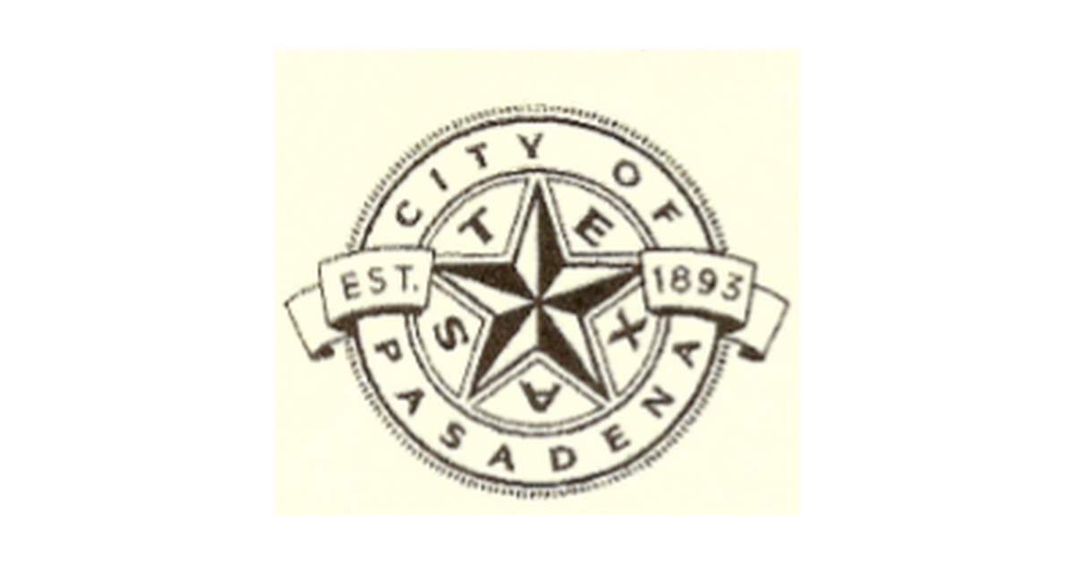 City of Pasadena Texas Seal 1200x630