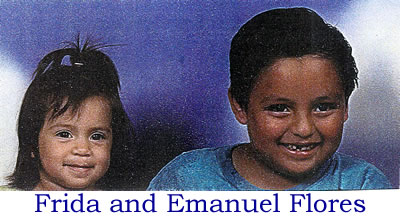 MISSING:  Frida and Emanuel Flores, 3 and 7 Yrs., respectively, Houston, TX, 04/03/03