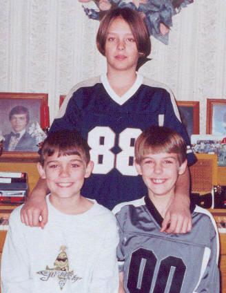 TJ, Danny and Randy Hesse, Louisiana, 10/25/02