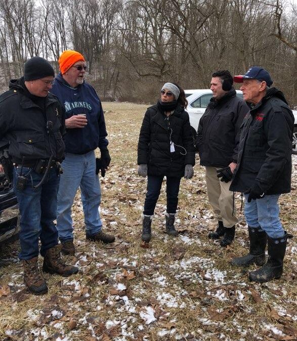 Texas EquuSearch Founder/Director Tim Miller with Ohio BCI & Huron County Investigators