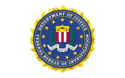 Letter of Recognition from the Department of Justice Federal Bureau of Investigation