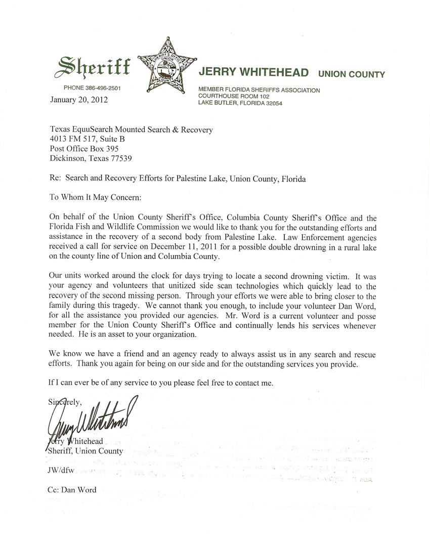 Union County, FL – Norris Demeritte